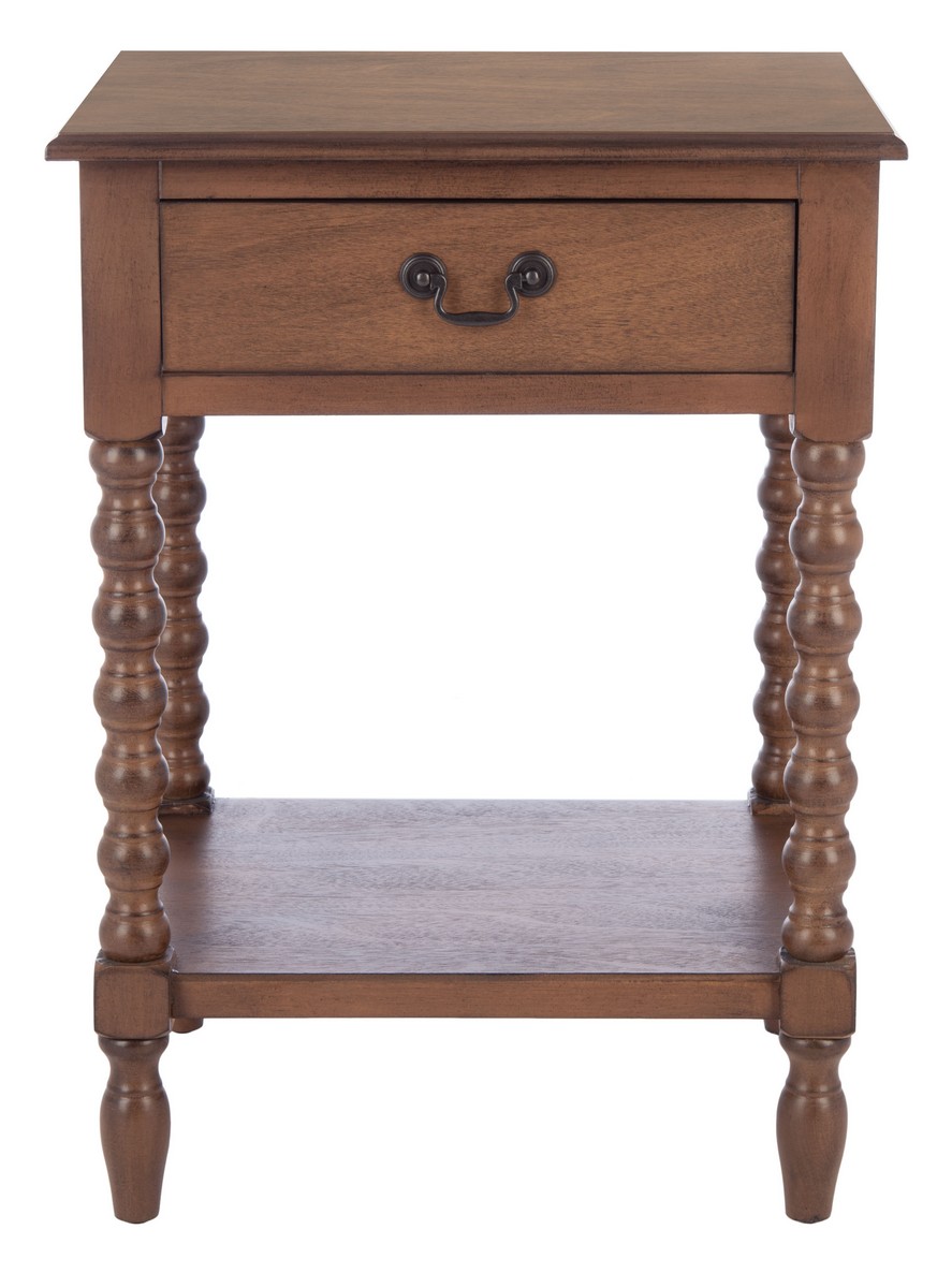 Picture of Safavieh ACC5703C 26 x 19 x 15.8 in. Athena Accent Table&#44; Brown