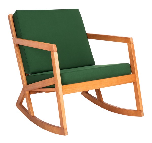 Picture of Safavieh PAT7013N Vernon Rocking Chair&#44; Natural & Green