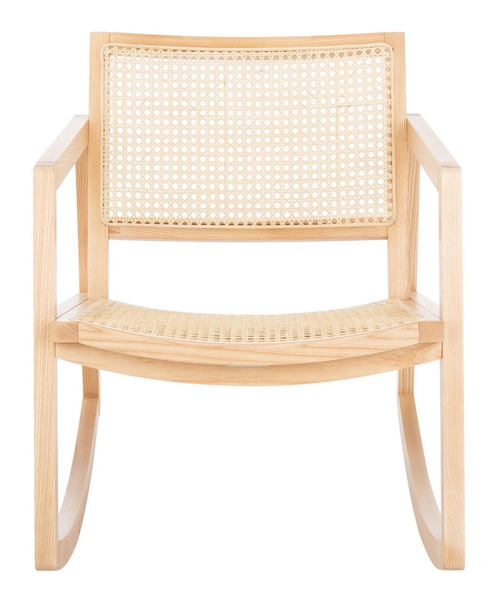 Picture of Safavieh SFV4103B 30.5 x 22.8 x 34.3 in. Perth Rattan Rocking Chair&#44; Natural