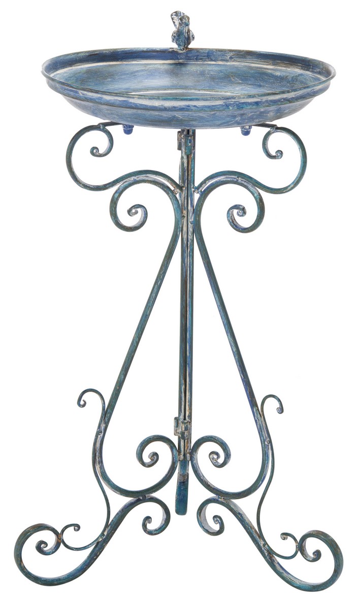 Picture of Safavieh PAT5024C Ashlan Bird Bath, Antique Blue