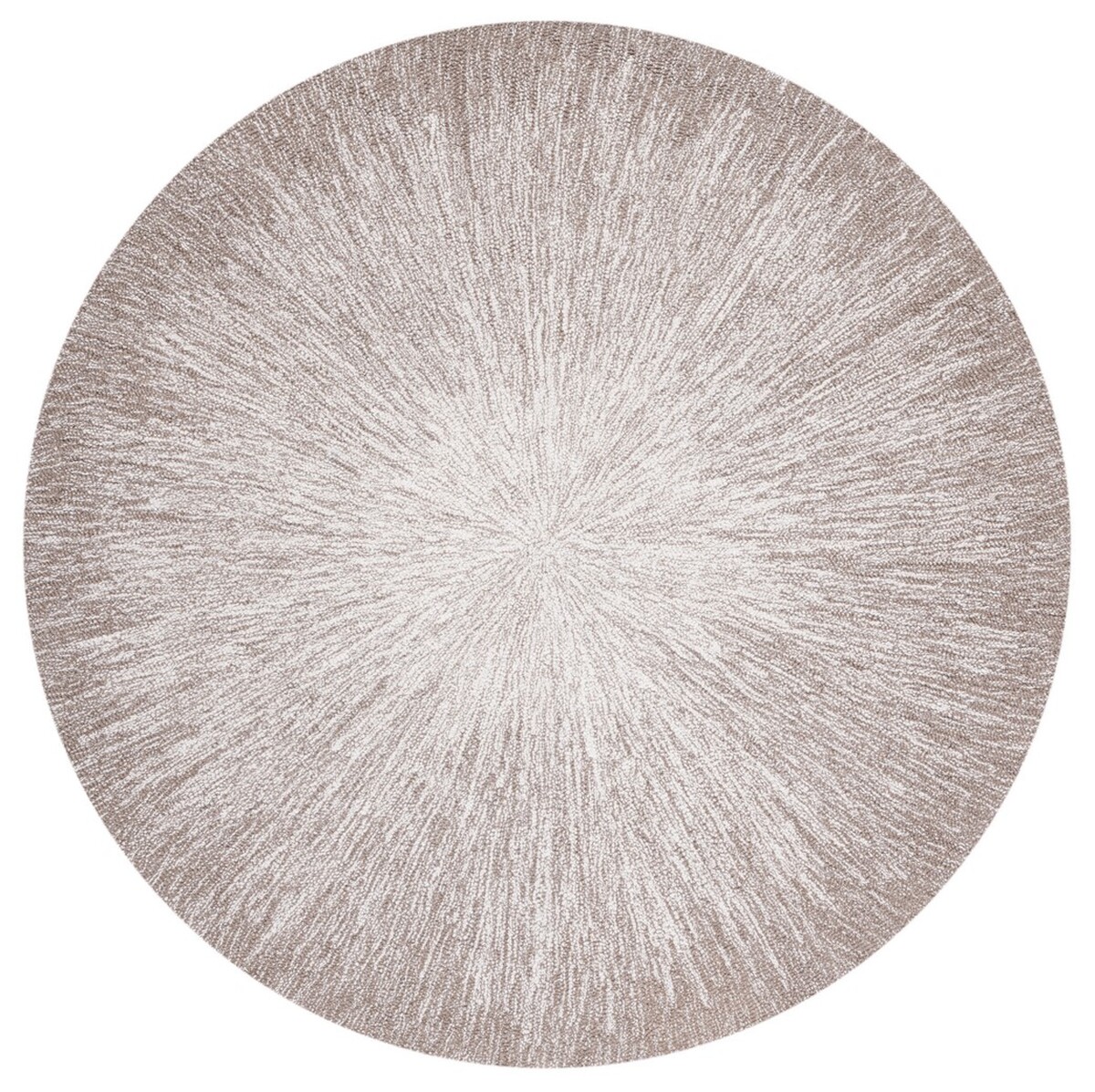 Picture of Safavieh MLP676E-5R 5 x 5 ft. Micro-Loop Hand Woven Round Area Rug&#44; Taupe
