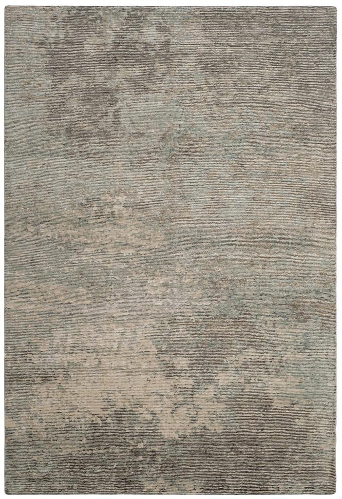 TFN624G-10 10 x 14 ft. Tiffany Hand Knotted Rectangle Area Rug, Grey & Silver -  Safavieh