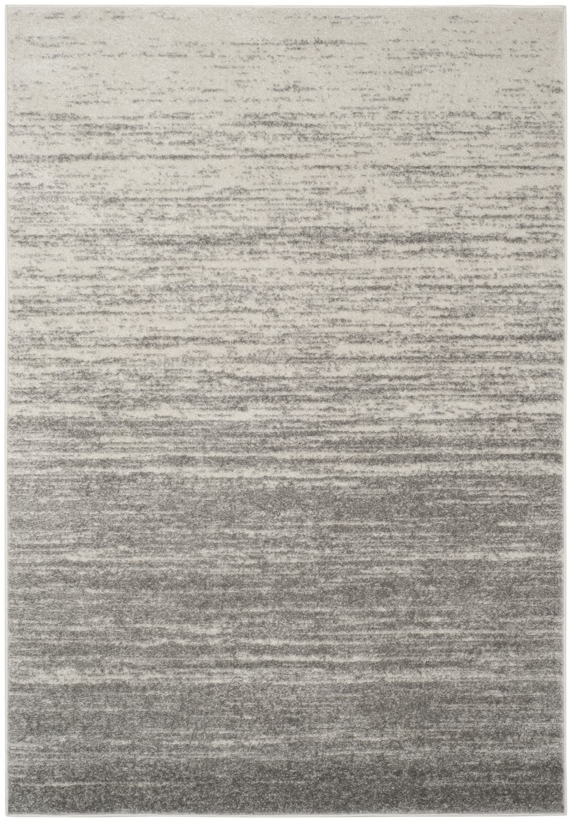 ADR113C-1218 12 x 18 ft. Adirondack Power Loomed Rectangle Area Rug, Light Grey & Grey