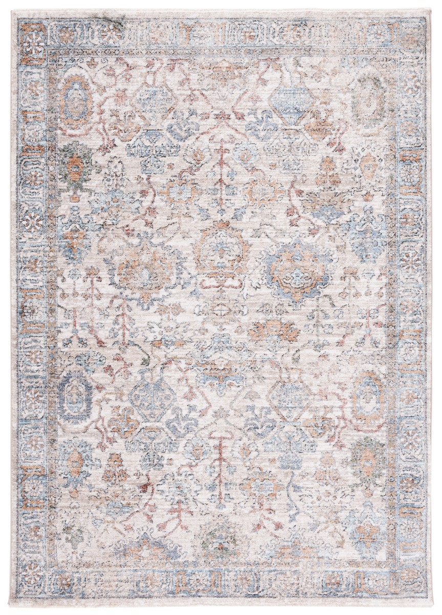 Picture of Safavieh JSM319A-9 9 x 12 ft. Jasmine Traditional Rectangle Power Loomed Rug&#44; Ivory & Blue