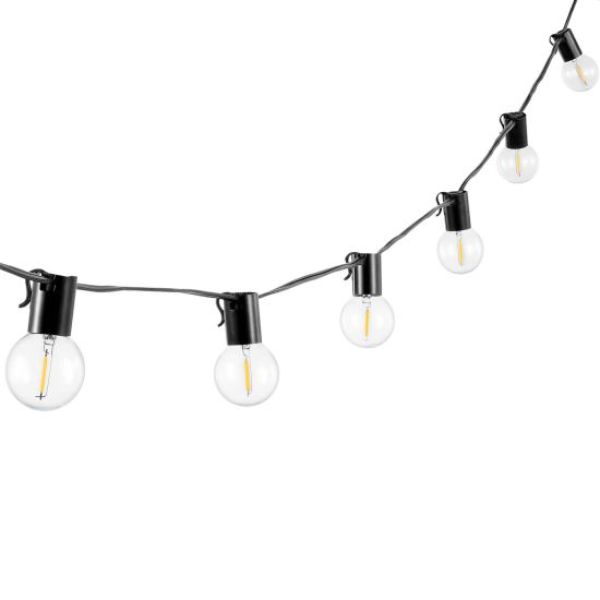 Picture of Safavieh PLT4045A Huron LED Outdoor String Light, Black