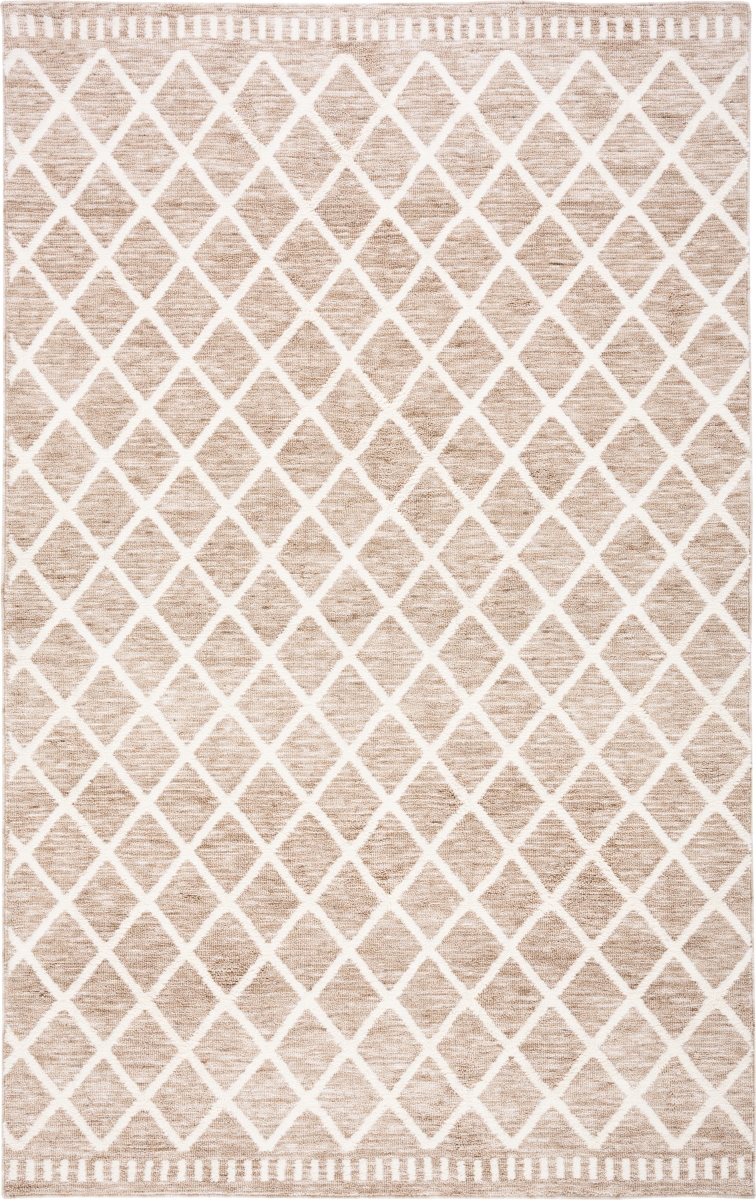 Picture of Safavieh ECR116B-3 3 x 5 ft. Easy Care Contemporary Rectangle Area Rug&#44; Beige & Ivory