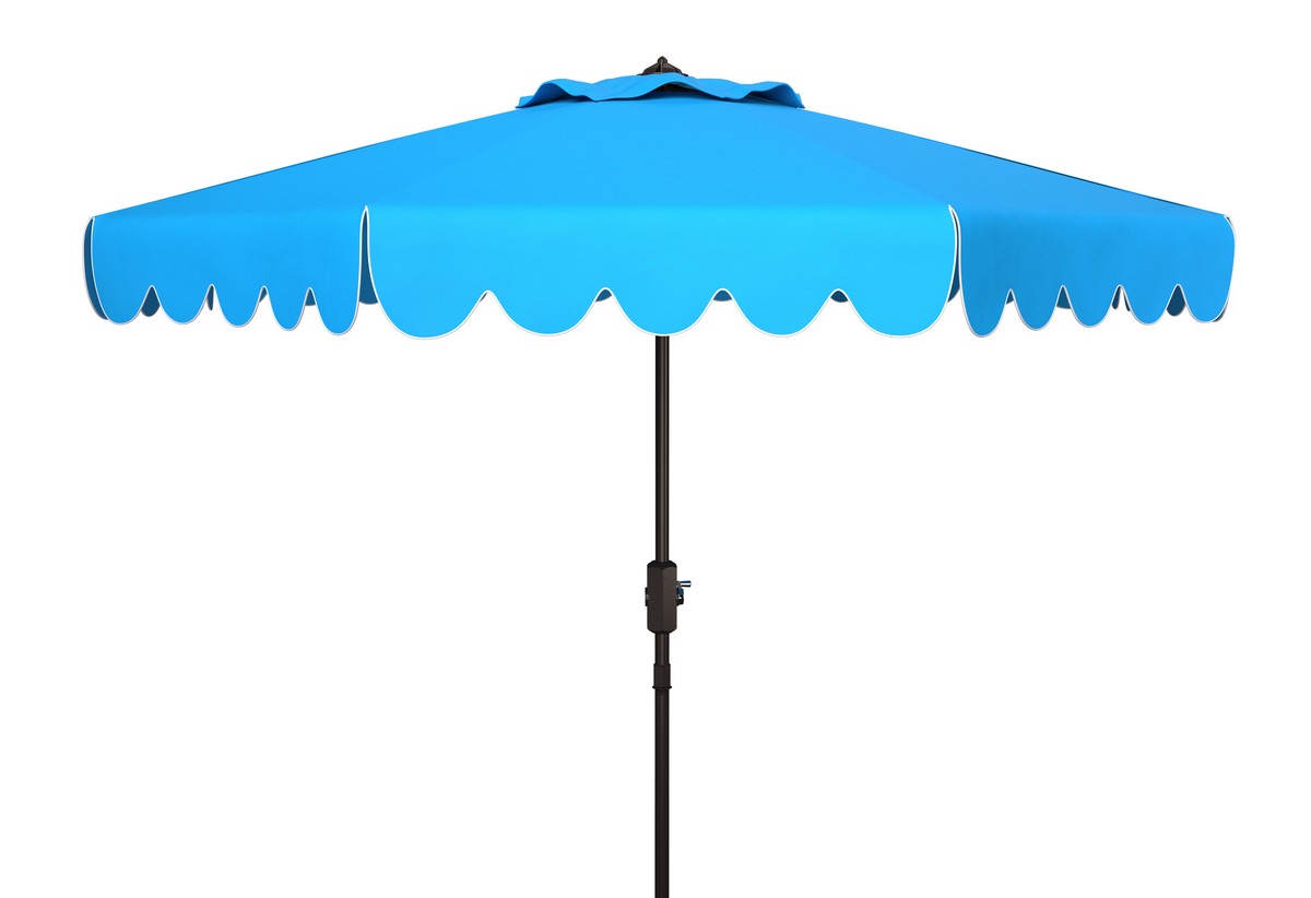 Picture of Safavieh PAT8010P 9 ft. Dorinda Crank Umbrella, Pacific Blue