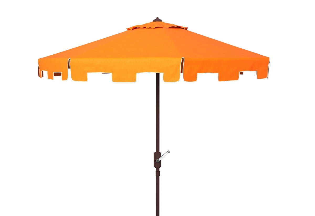 Picture of Safavieh PAT8100G 11 ft. Zimmerman Market Umbrella, Orange