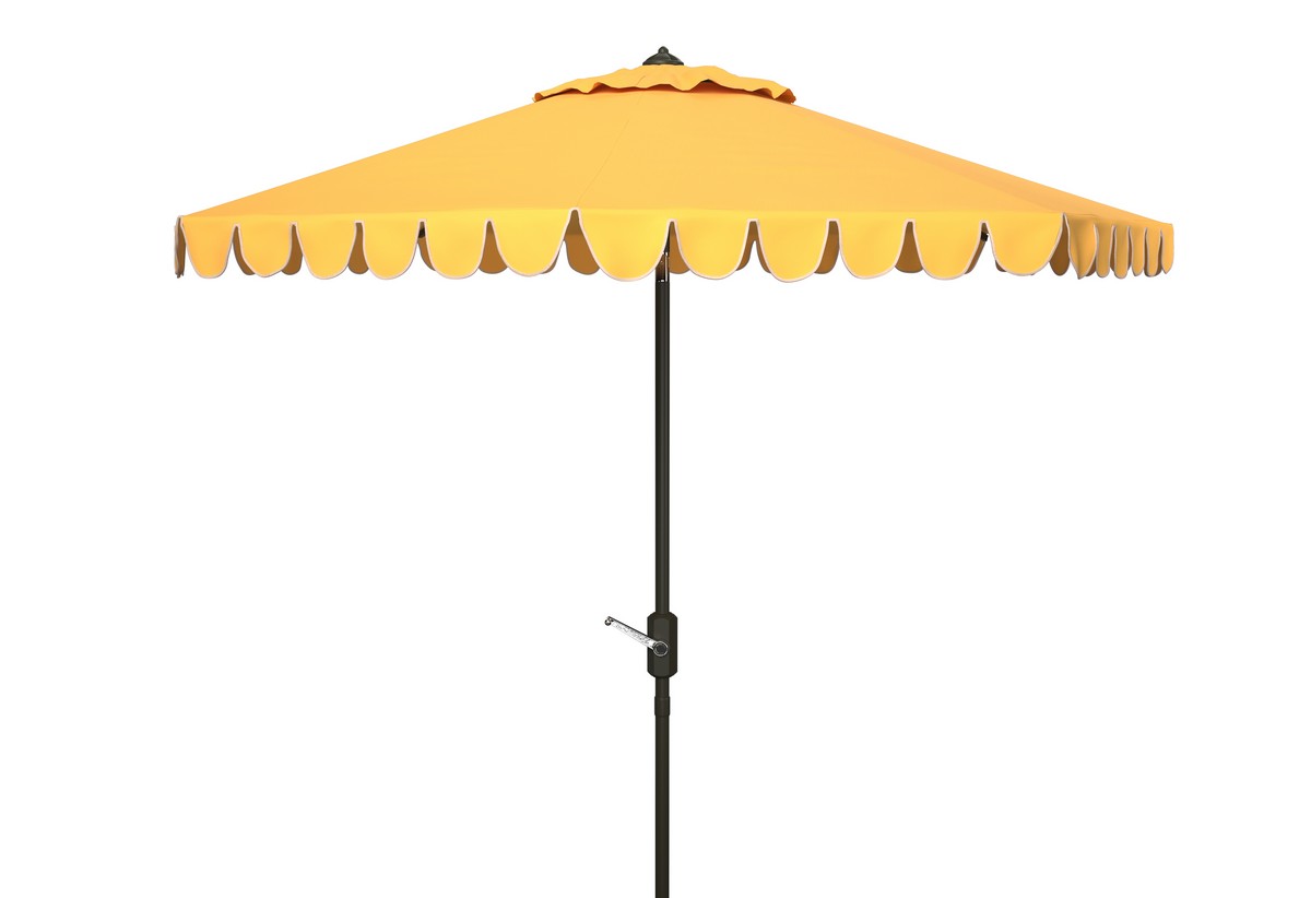 Picture of Safavieh PAT8110D 11 ft. Venice Crank Umbrella&#44; Yellow