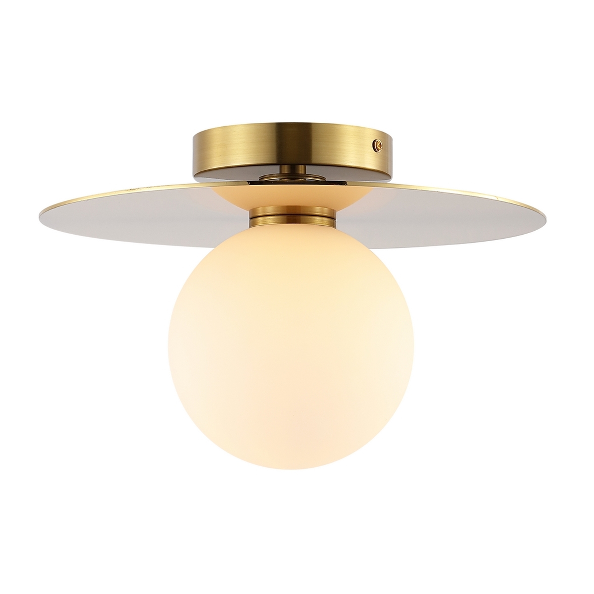 Picture of Safavieh FLU4075A Finlay Flush Mount&#44; Painted Gold