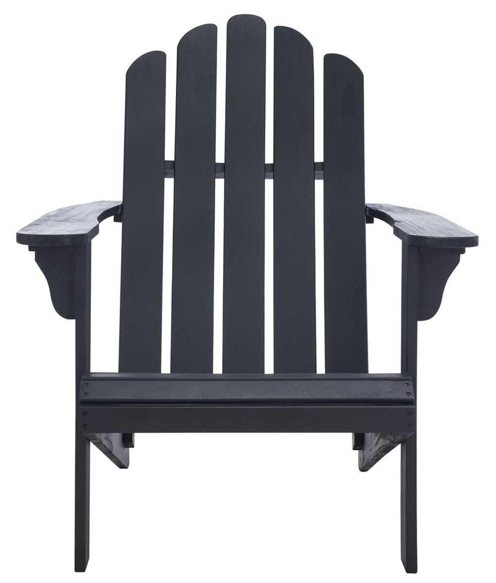 Picture of Safavieh PAT7027D 37.4 x 28.3 x 35.8 in. Topher Adirondack Chair&#44; Black