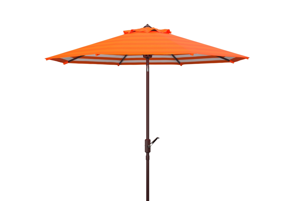 Picture of Safavieh PAT8007O 9 ft. Tiana Crank Umbrella&#44; Orange