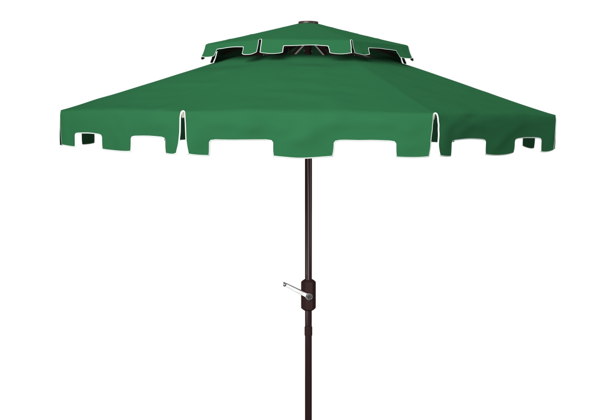 Picture of Safavieh PAT8200B 9 ft. Zimmerman Double Top Umbrella&#44; Dark Green