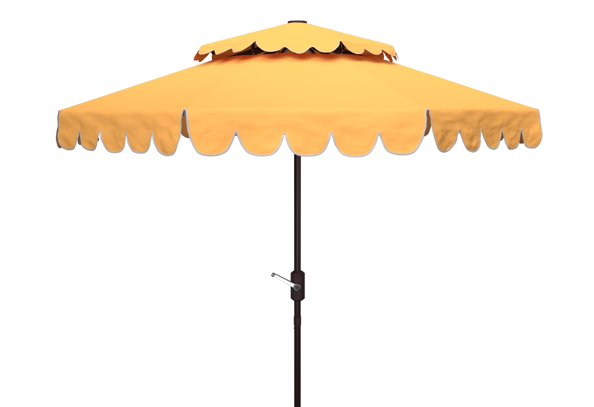 Picture of Safavieh PAT8210D 9 ft. Venice Double Top Umbrella&#44; Yellow
