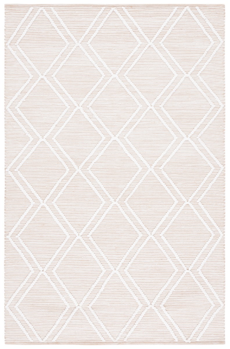 Picture of Safavieh KLM449A-8 8 x 10 ft. Kilim Flat Weave Rectangle Area Rug&#44; Natural & Ivory