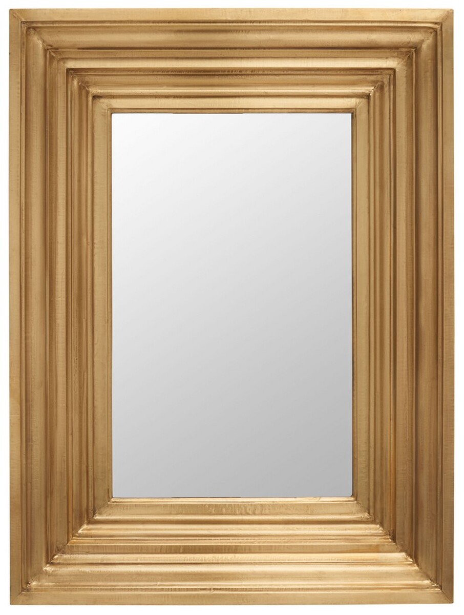 Picture of Safavieh CMI2004A 30 x 3.5 x 40 in. Kerry Small Rect Wall Mirror, Brass