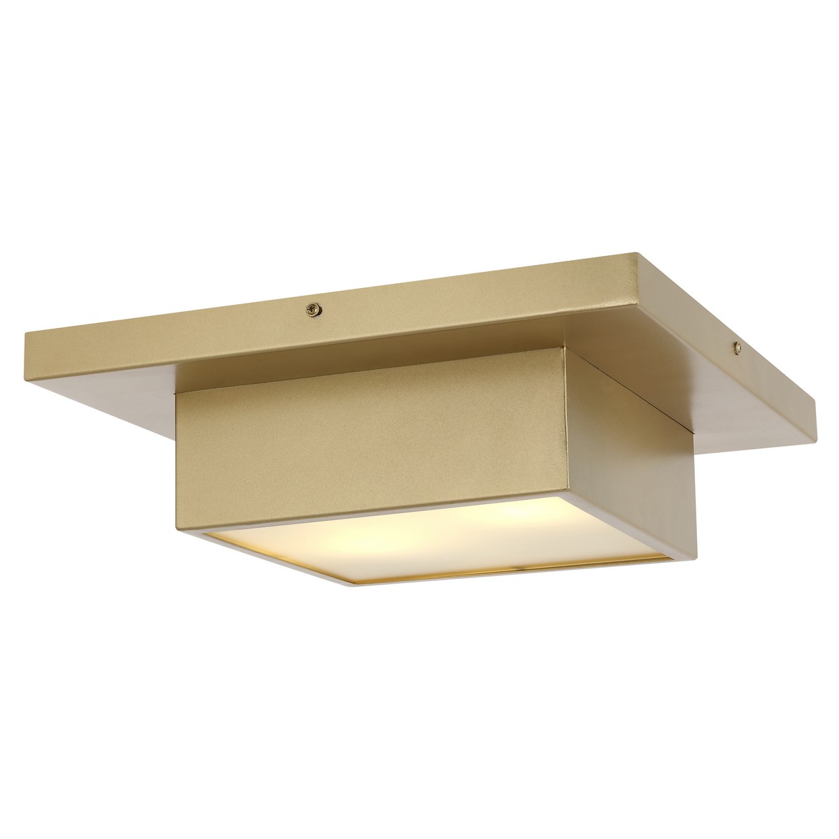 Picture of Safavieh FLU4067A 15 in. Kylin 2-Light Gold Iron Flush Mount, Gold