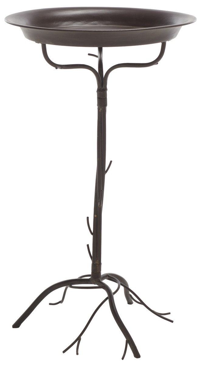 Picture of Safavieh PAT5032B Nigel Bird Bath, Rustic Brown