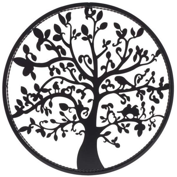 Picture of Safavieh PAT5039E 20 in. Tree of Life Wall Art, Black