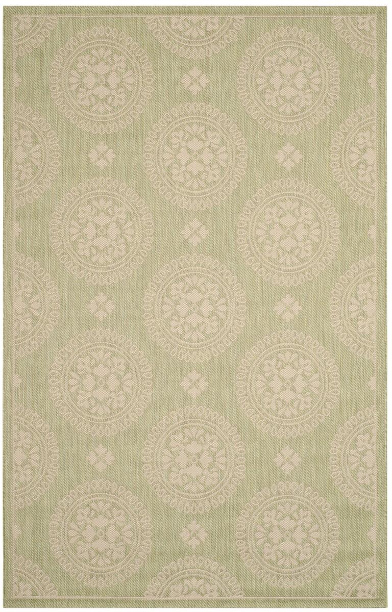 CY6716-218-2 2 ft. x 3 ft. 7 in. Courtyard 6716-218 Power Loomed Accent Rug - Sweet Pea -  Safavieh