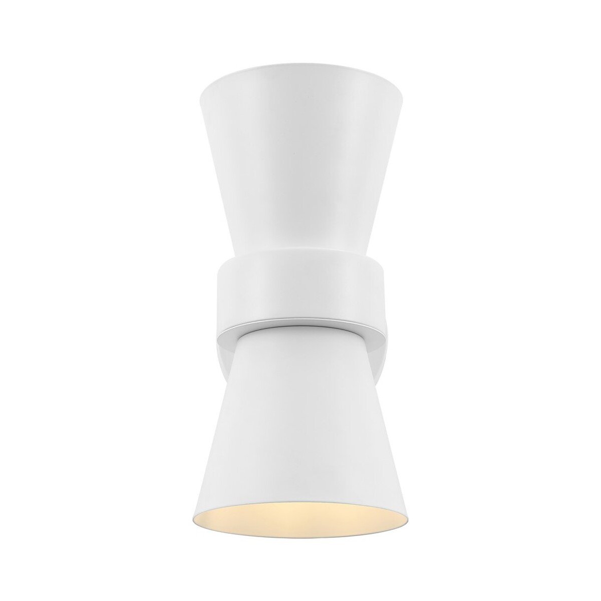 Picture of Safavieh SCN4108B-SET2 7.25 in. 2 Light Bynner Wall Sconce&#44; White - Set of 2