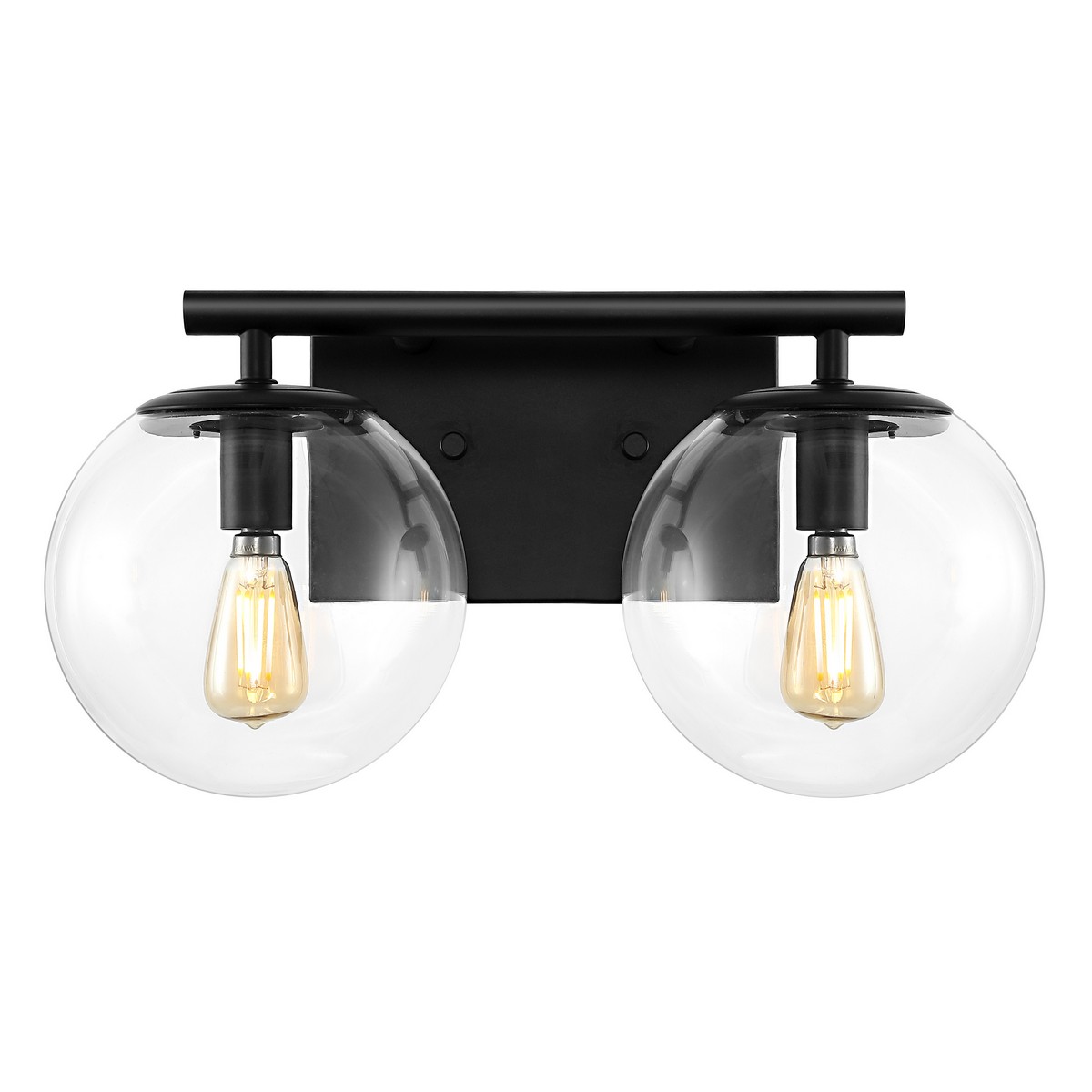 Picture of Safavieh SCN4125B 14 in. 2 Light Severa Wall Sconce&#44; Black