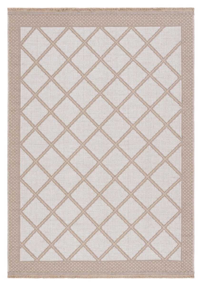 Picture of Safavieh APE454A-5 5 ft.-3 in. x 7 ft.-6 in. Aspect Power Loomed Global & Natural Fiber Rectangle Area Rug&#44; Ivory & Natural