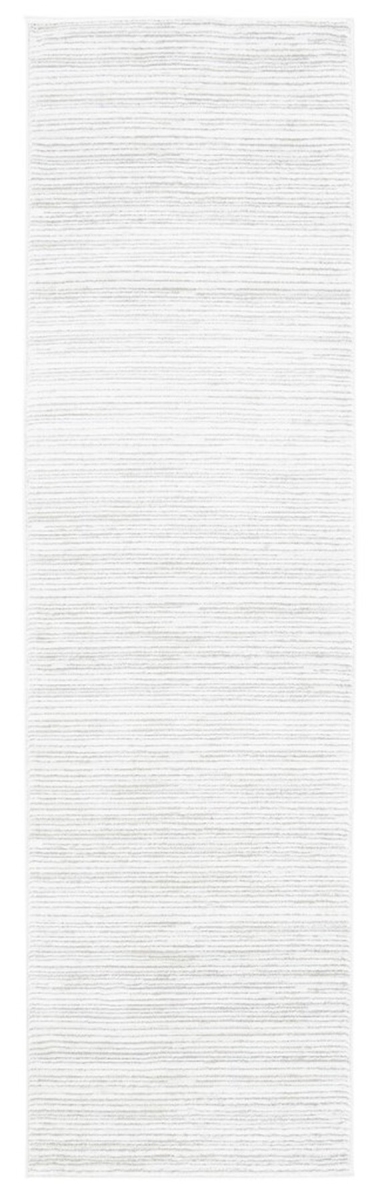 VSN606K-216 2 ft.-2 in. x 16 ft. Vision Power Loomed Transitional, Solid & Tonal Runner Area Rug, Ivory & Grey -  Safavieh