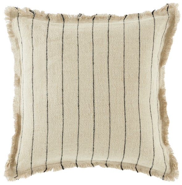 Picture of Safavieh PLS8001A-2020 20 x 20 in. Mckay Linen Pillow&#44; Natural & Black
