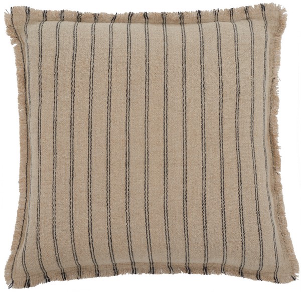 Picture of Safavieh PLS8003A-2020 20 x 20 in. Arden Linen Pillow&#44; Natural & Black