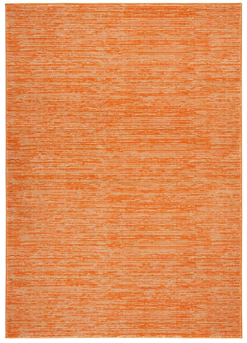 VSN606P-2 2 x 3 ft. Vision Modern Rectangle Power Loomed Area Rug, Orange -  Safavieh