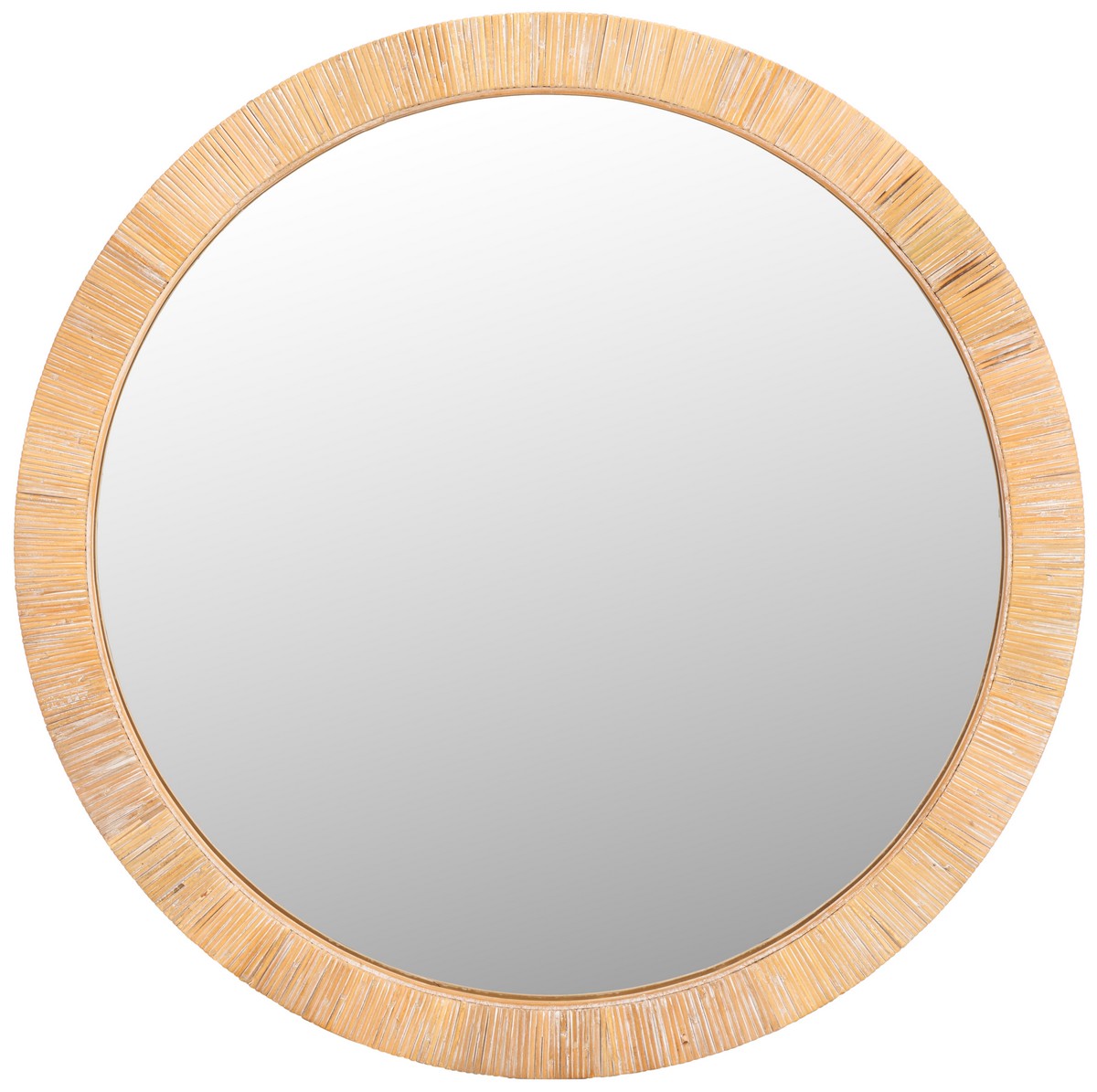 Picture of Safavieh MRR9001A 35.8 x 1.3 x 35.8 in. Mila Wood & Vine Mirror - Natural