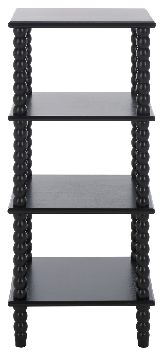 Picture of Safavieh ETG5702B 15.7 x 15.7 x 35.6 in. Dilyn 4 Tier Shelving Unit - Matte Black