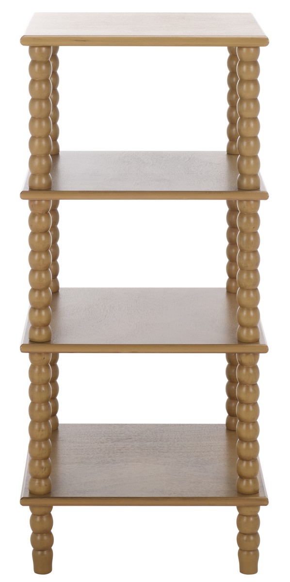 Picture of Safavieh ETG5702C 15.7 x 15.7 x 35.6 in. Dilyn 4 Tier Shelving Unit - Desert Brown