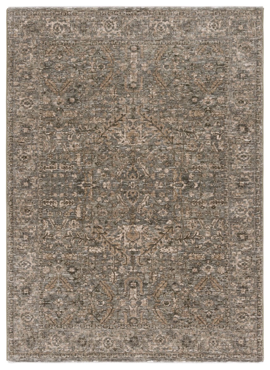 Picture of Safavieh VOD504Y-8 8 x 10 ft. Vintage Overdye 500 Traditional Power Loomed Rectangle Area Rug&#44; Green & Gray