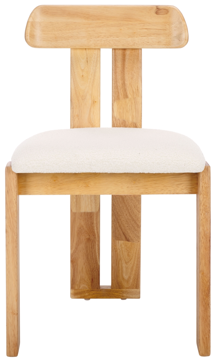 Picture of Safavieh DCH8806D 32 in. Cayde Boucle Seat Dining Chair&#44; Cream & Light Blonde