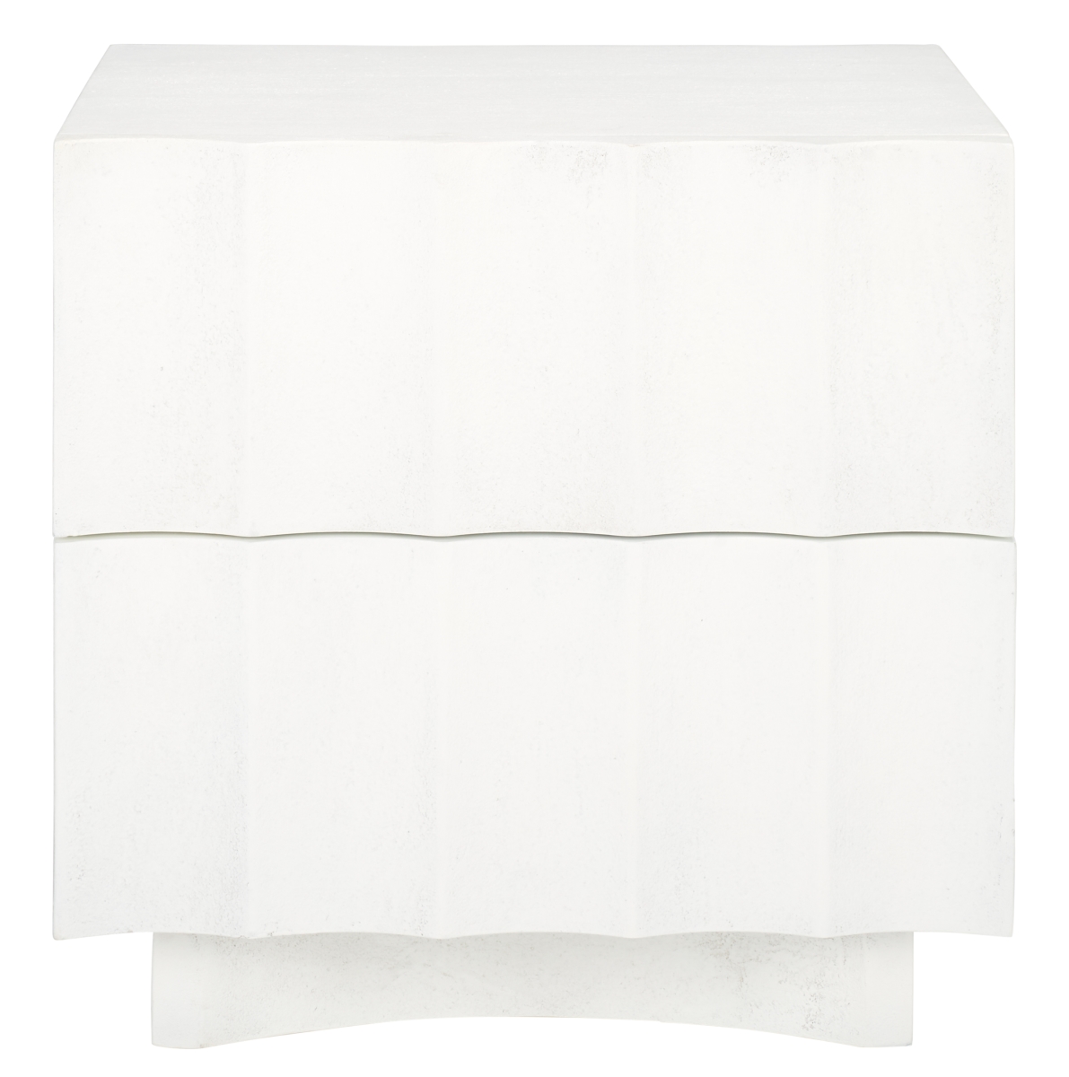 Picture of Safavieh SFV8301A 17.68 x 19.68 x 19.68 in. Woodworth 2 Drawer Cement Nightstand&#44; White