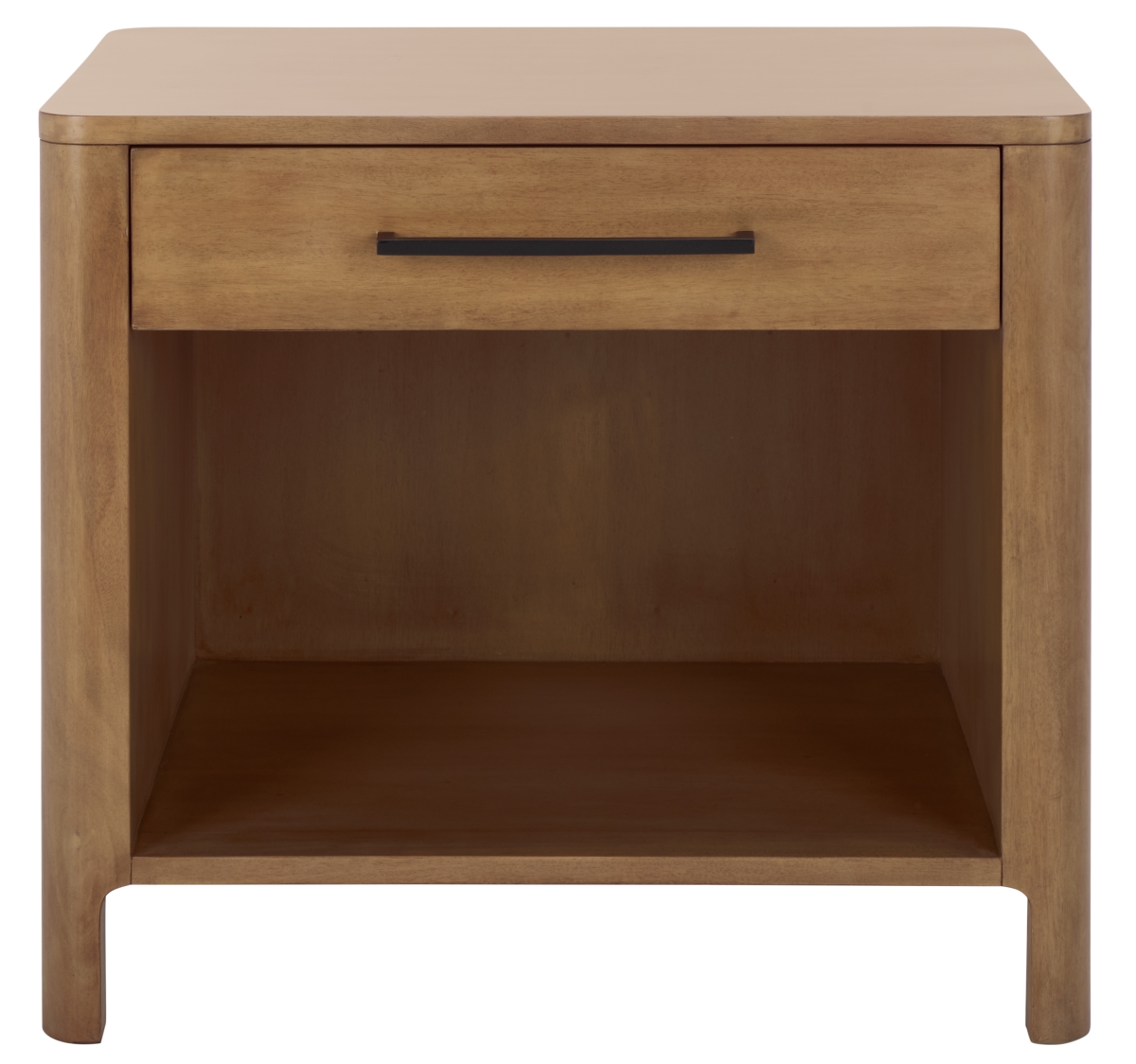 Picture of Safavieh SFV7717A 20 x 28 x 25 in. Abbiava 1 Drawer Wood Nightstand&#44; Natural