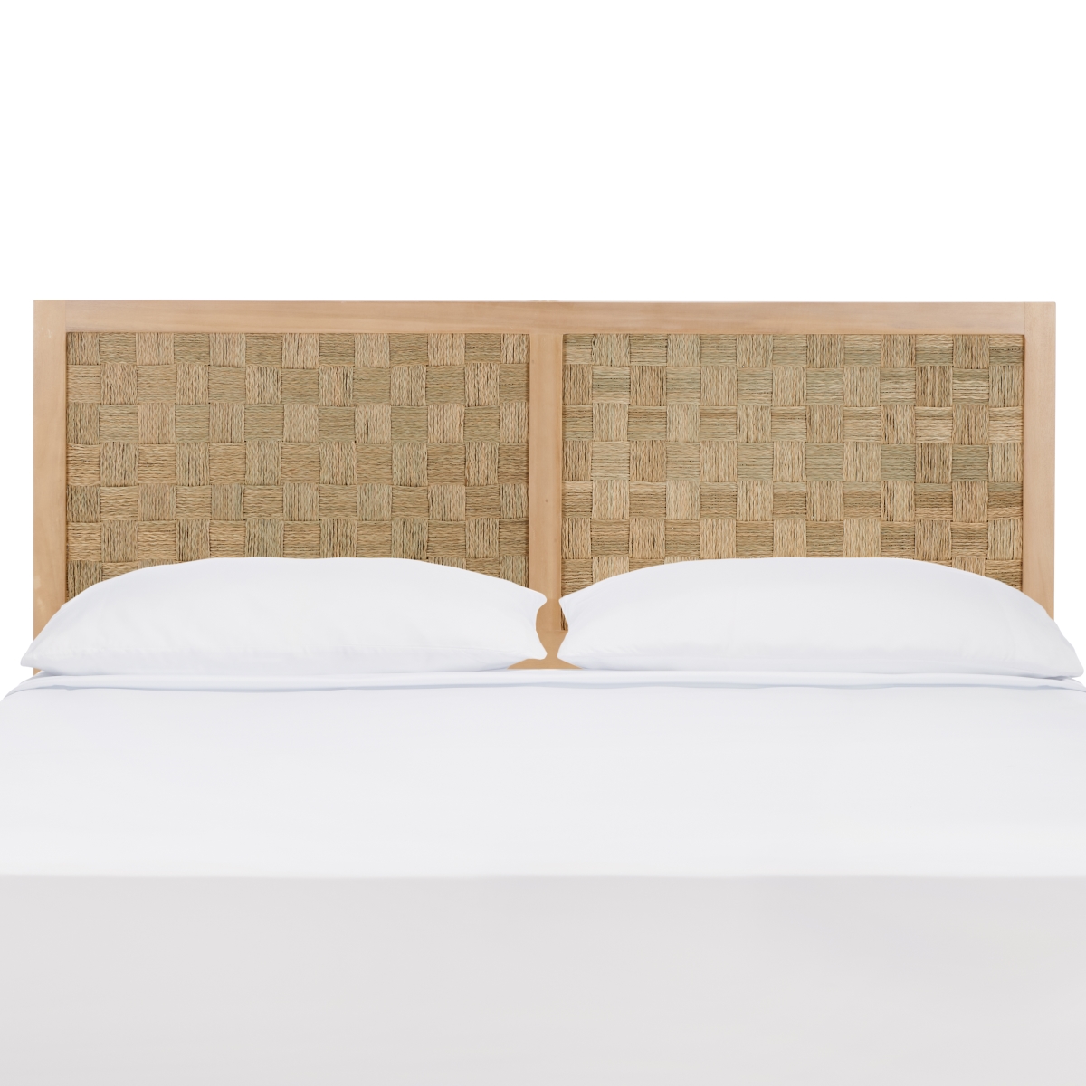 Picture of Safavieh HBD6502C-K Halvor Rattan Headboard&#44; Light Natural & Natural - King Size