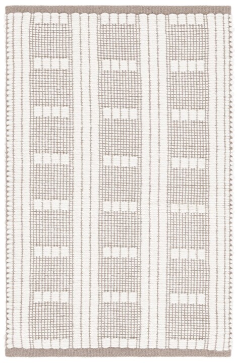 Picture of Safavieh VRM951T-8 8 x 10 ft. Vermont Contemporary Flat Weave Rectangle Area Rugs&#44; Brown & Ivory