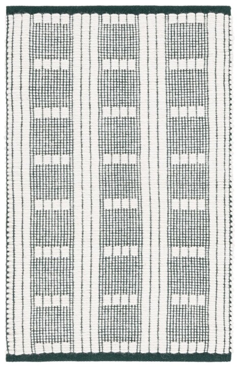 Picture of Safavieh VRM951Y-6 6 x 9 ft. Vermont Contemporary Flat Weave Rectangle Area Rugs&#44; Green & Ivory