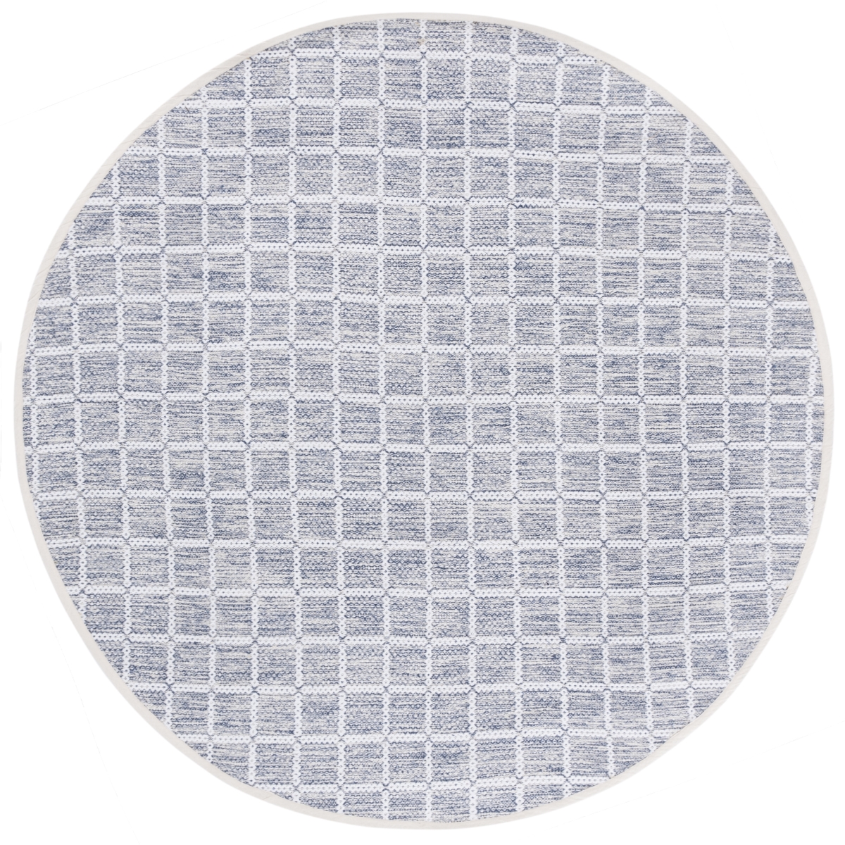 Picture of Safavieh MTK977N-6R Montauk 6 x 6 ft. Contemporary Round Area Rug - Navy & Ivory