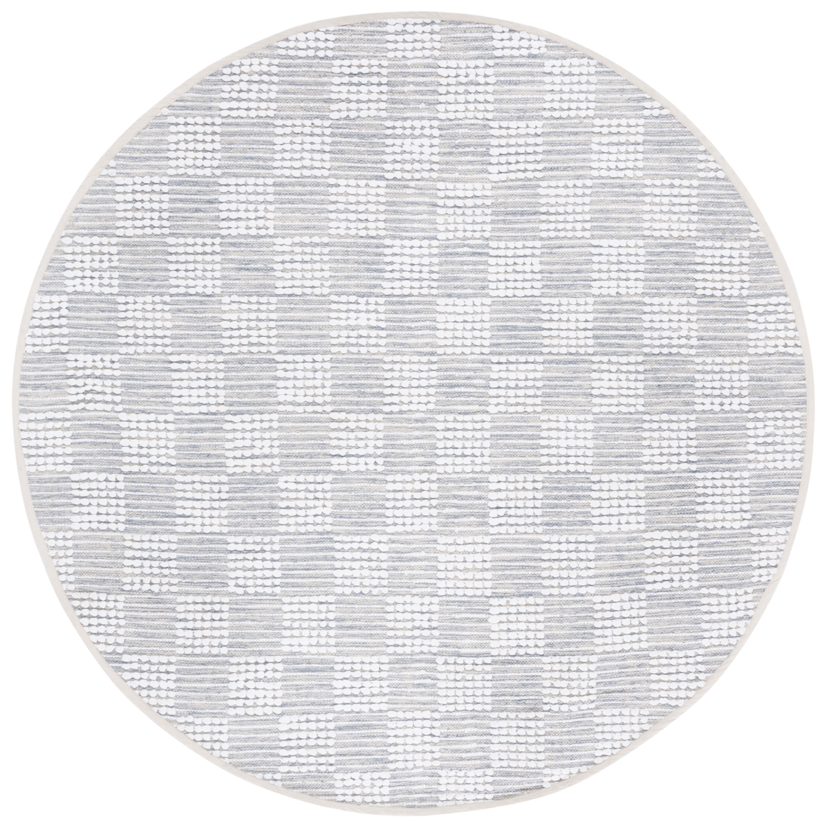 Picture of Safavieh MTK979F-6R Montauk 6 x 6 ft. Contemporary Round Area Rug - Silver & Ivory