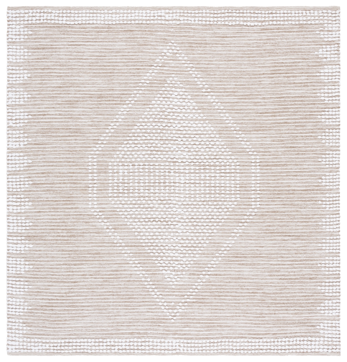 Picture of Safavieh MTK980B-6SQ Montauk 6 x 6 ft. Contemporary Square Area Rug - Beige & Ivory