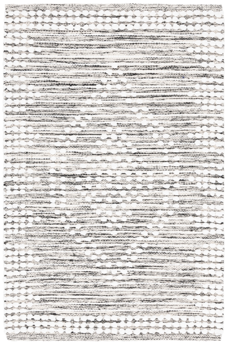 Picture of Safavieh MTK980Z-3 Montauk 3 x 5 ft. Contemporary Rectangle Area Rug - Black & Ivory