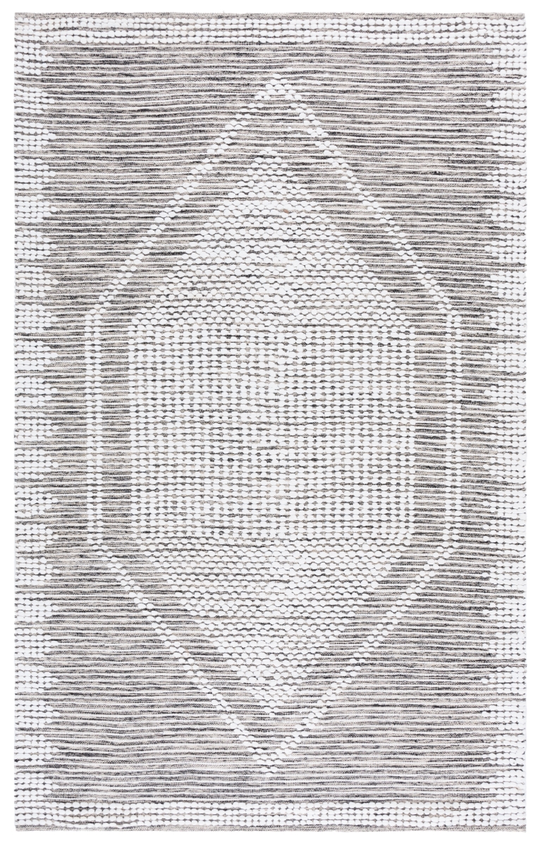 Picture of Safavieh MTK980Z-5 Montauk 5 x 8 ft. Contemporary Rectangle Area Rug - Black & Ivory
