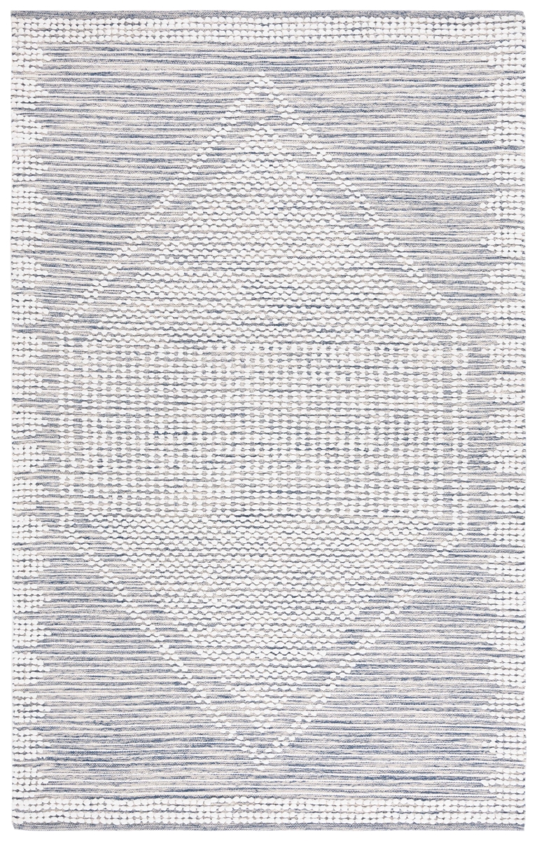 Picture of Safavieh MTK980N-5 Montauk 5 x 8 ft. Contemporary Rectangle Area Rug - Navy & Ivory