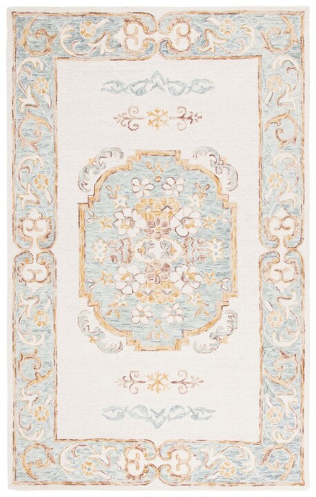 Picture of Safavieh APN552F-6SQ 6 x 6 ft. Traditional Square Aspen Area Rug - Ivory & Light Grey