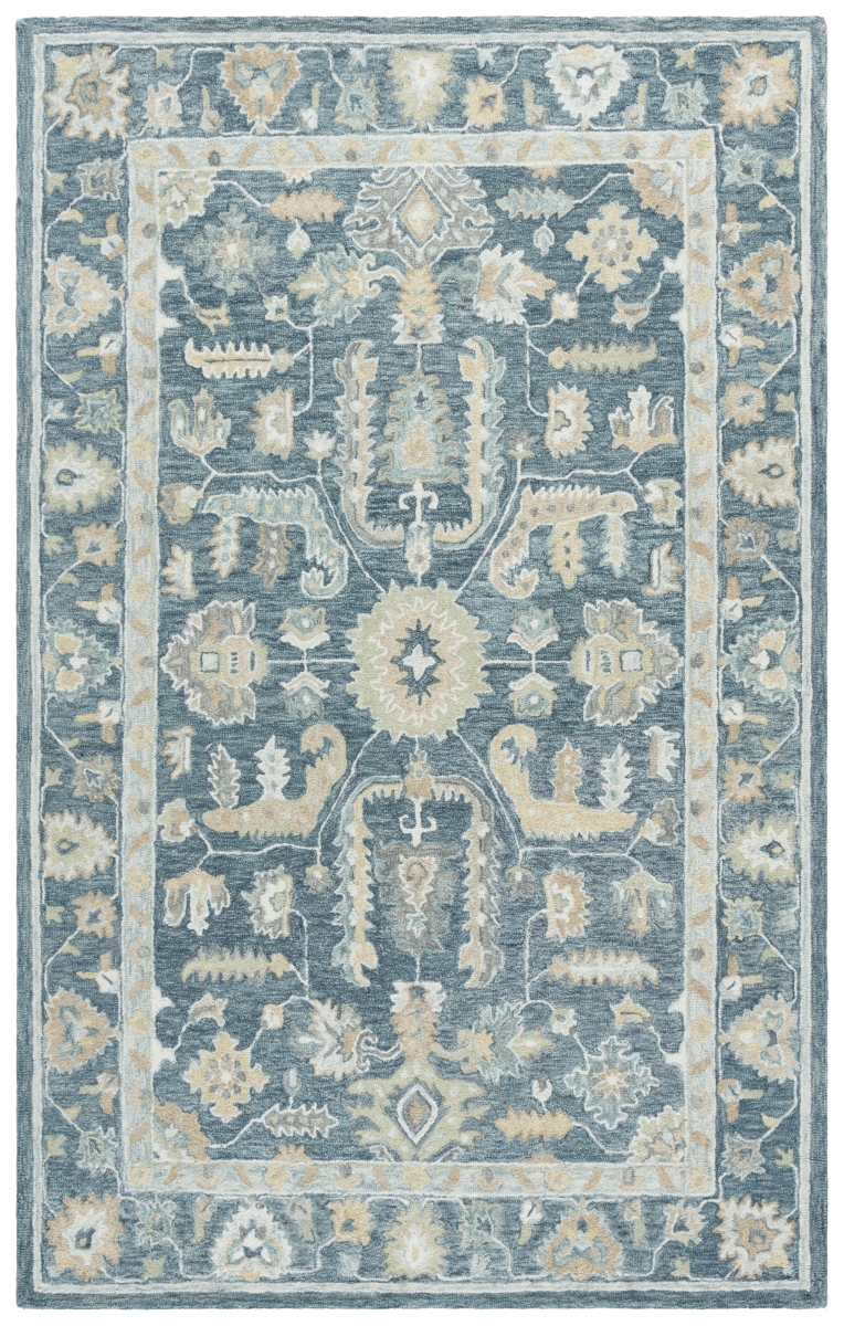 Picture of Safavieh MET825M-8 Metro 8 x 10 ft. Traditional Rectangle Area Rug - Blue & Grey