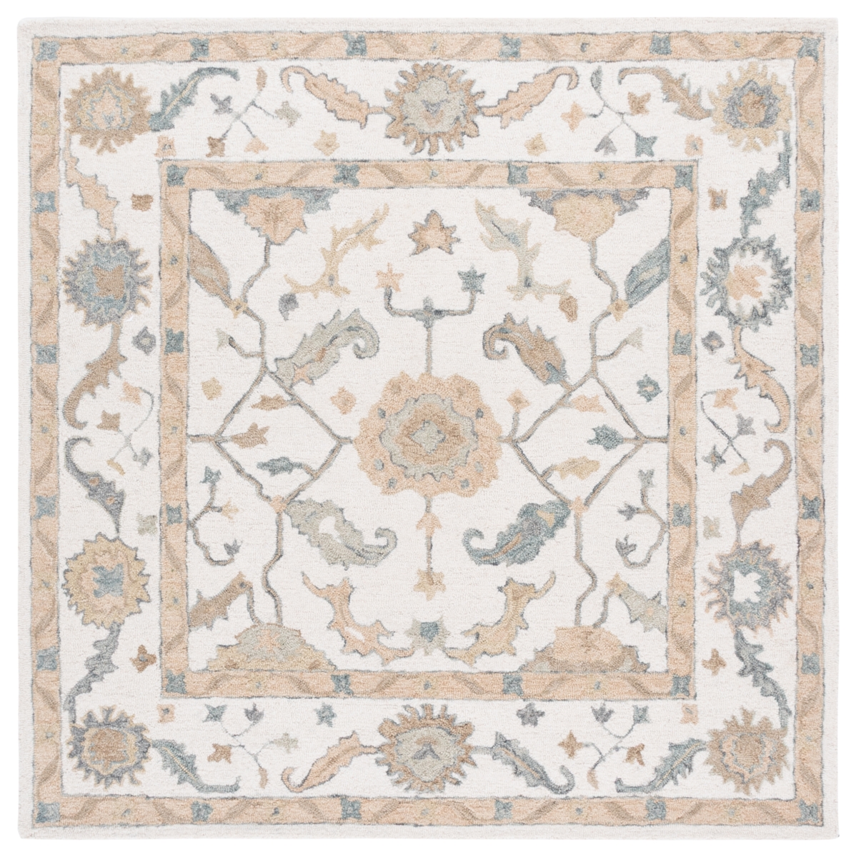 Picture of Safavieh MET827A-6SQ Metro 6 x 6 ft. Traditional Square Area Rug - Ivory & Beige